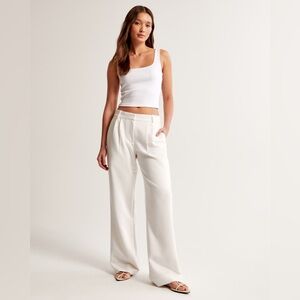 Abercrombie & Fitch White Dress Pants